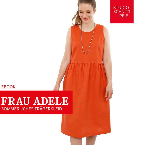 PDF - patron digital de la robe d'été Madame Adele de Studio Schnittreif du XS au XXL (fr)