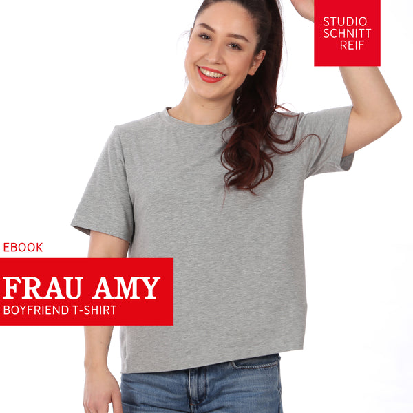 PDF - patron digital du tee-shirt Madame Amy de Studio Schnittreif du XS au XXL (fr)