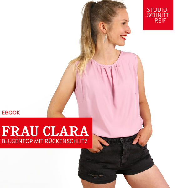 PDF - patron digital de la blouse Madame Clara de Studio Schnittreif du XS au XXL (fr)