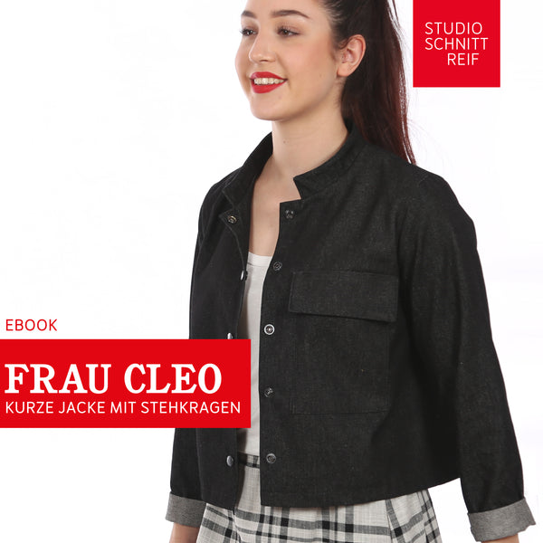 PDF - patron digital de la veste courte Madame Cleo de Studio Schnittreif du XS au XXL (fr)