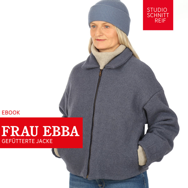 PDF - patron digital de la veste doublée Madame Ebba de Studio Schnittreif du XS au XXL (fr)