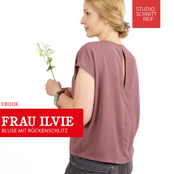 PDF - patron digital de la blouse Madame Ilvie de Studio Schnittreif du XS au XL (fr)