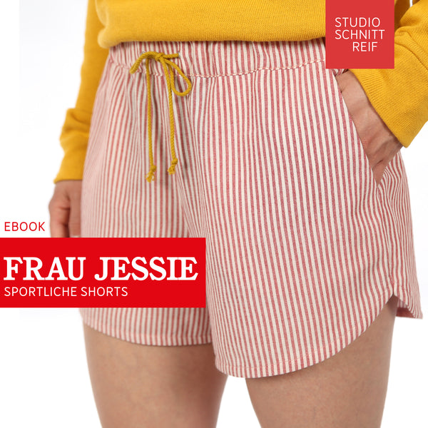 PDF - patron digital du short Madame Jessie de Studio Schnittreif du XS au XXL (fr)