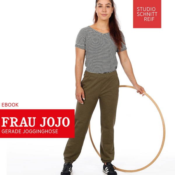 PDF - patron digital du pantalon de jogging Madame Jojo de Studio Schnittreif du XS au XXL (fr)