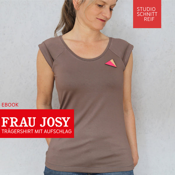 PDF - patron digital du débardeur raglan Madame Josy de Studio Schnittreif du XS au XL (fr)