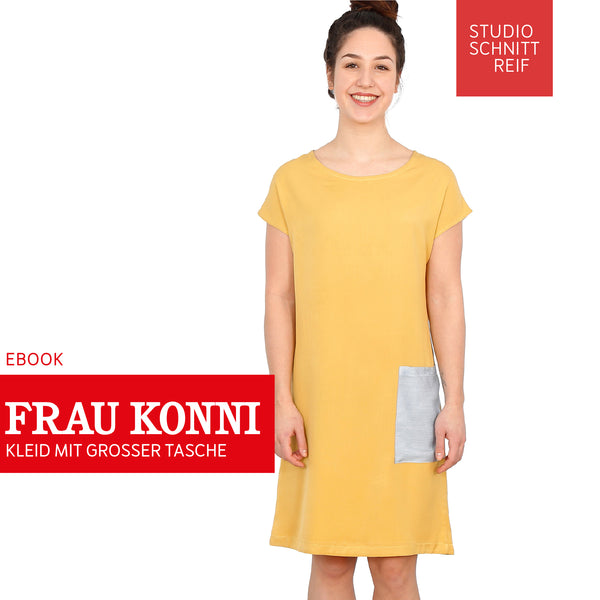 PDF - patron digital de la robe d'été Madame Konni de Studio Schnittreif du XS au XXL (fr)