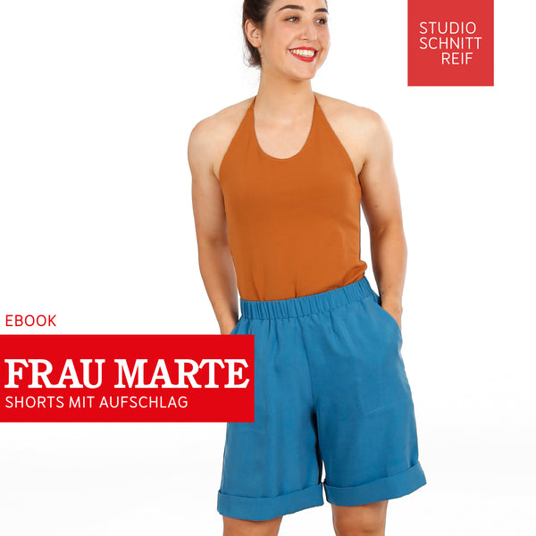 PDF - patron digital du short Madame Marte de Studio Schnittreif du XS au XXL (fr)