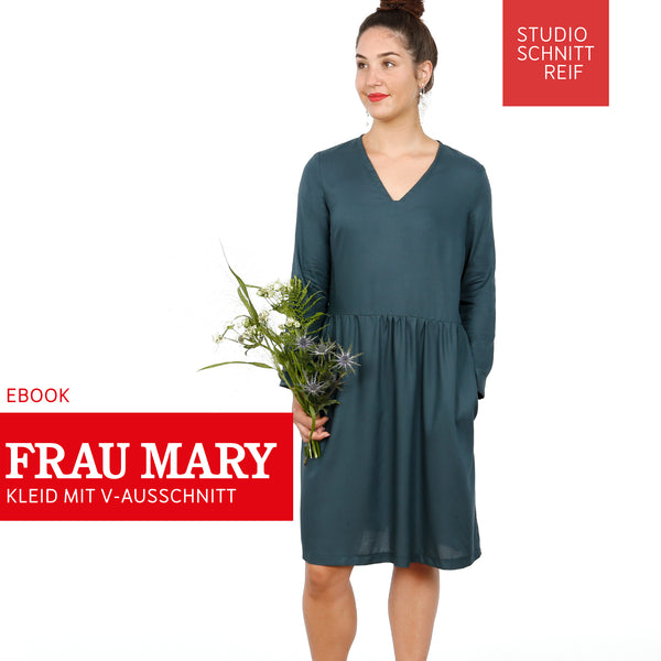 PDF - patron digital de la robe Madame Mary de Studio Schnittreif du XS au XXL (fr)