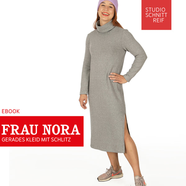 PDF - patron digital de la robe fendue Madame Nora de Studio Schnittreif du XS au XXL (fr)