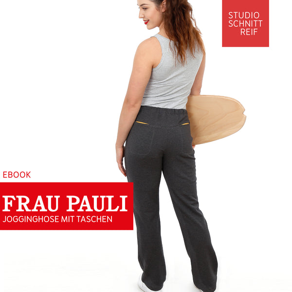 PDF - patron digital du pantalon en jersey Madame Pauli de Studio Schnittreif du XS au XL (fr)