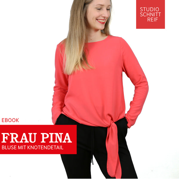 PDF - patron digital de la blouse Madame Pina de Studio Schnittreif du XS au XXL (fr)