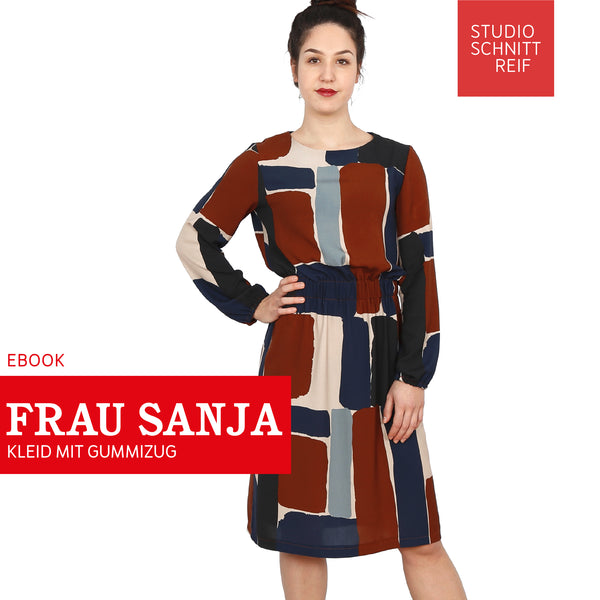 PDF - patron digital de la robe ample Madame Sanja de Studio Schnittreif du XS au XXL (fr)