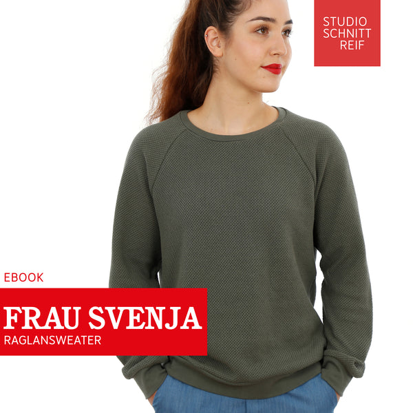 PDF - patron digital du pullover simple Madame Svenja de Studio Schnittreif du XS au XXL (fr)