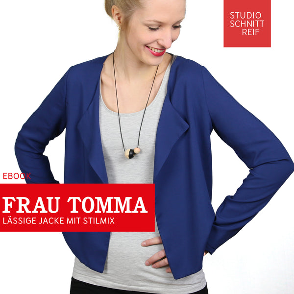 PDF - patron digital de la veste décontractée Madame Tomma de Studio Schnittreif du XS au XL (fr)