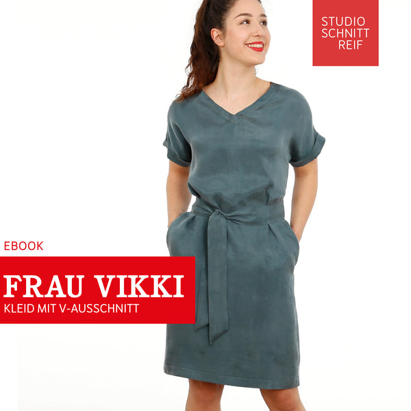 PDF - patron digital de la robe Madame Vikki de Studio Schnittreif du XS au XXL (fr)