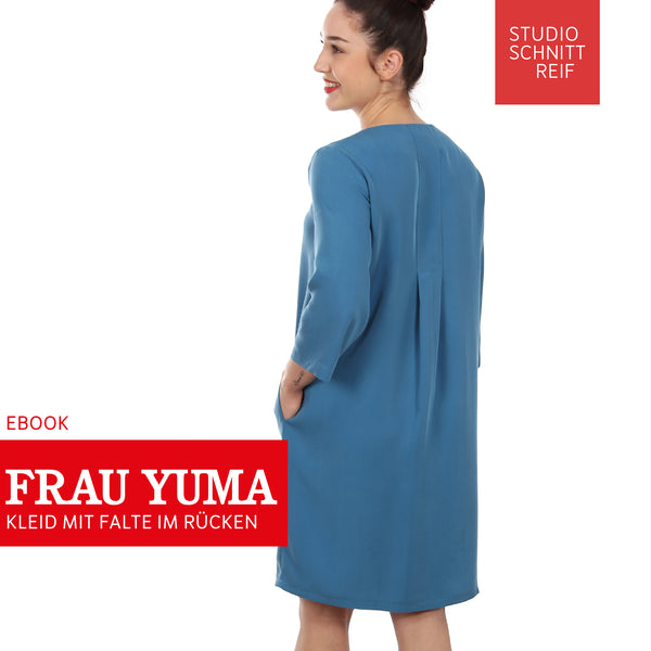 PDF - patron digital de la robe droite Madame Yuma de Studio Schnittreif du XS au XL (fr)