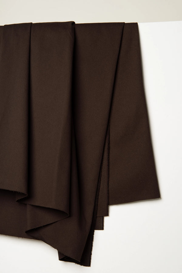 Gabardine light Atelier Brunette - Oat chocolate (prix pour 10cm)