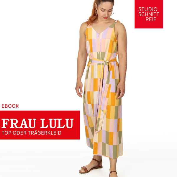 PDF - patron digital de la robe Madame Lulu de Studio Schnittreif du XS au XXL (fr)