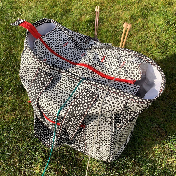PDF - Patron digital du sac à tricot  -  Grand maman de Atelier Adriette (fr)