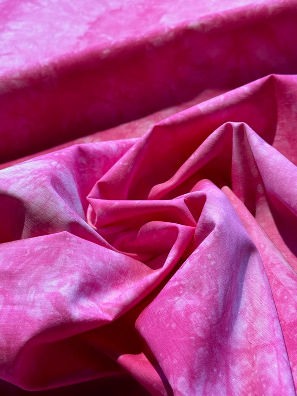 Popeline "tie and dye en 100% coton certifiée oeko-tex - couleur 21 (prix pour 10cm)