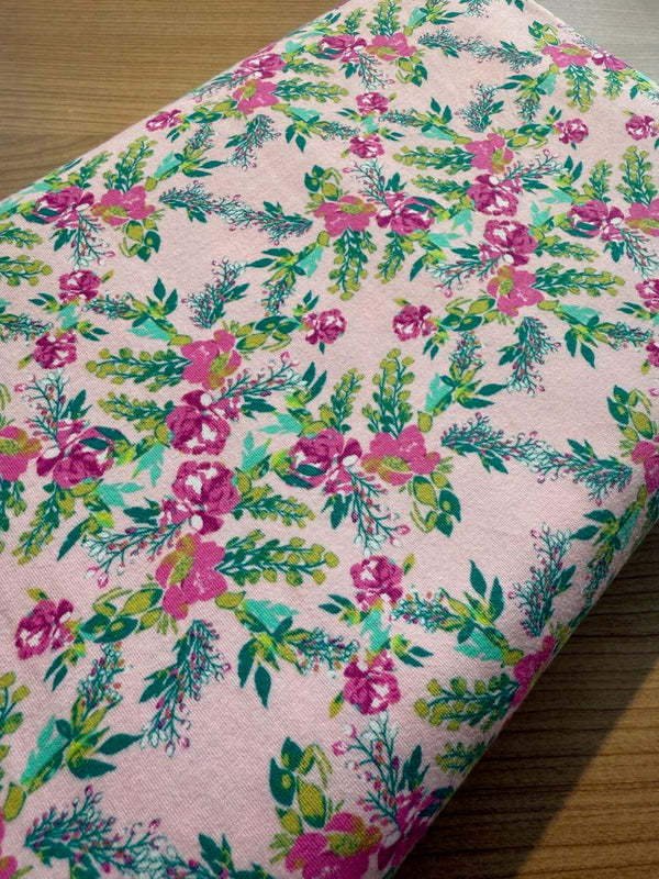 Jersey "Rosée" de la marque Art Gallery Fabrics certifié oeko-tex (prix pour 10cm)