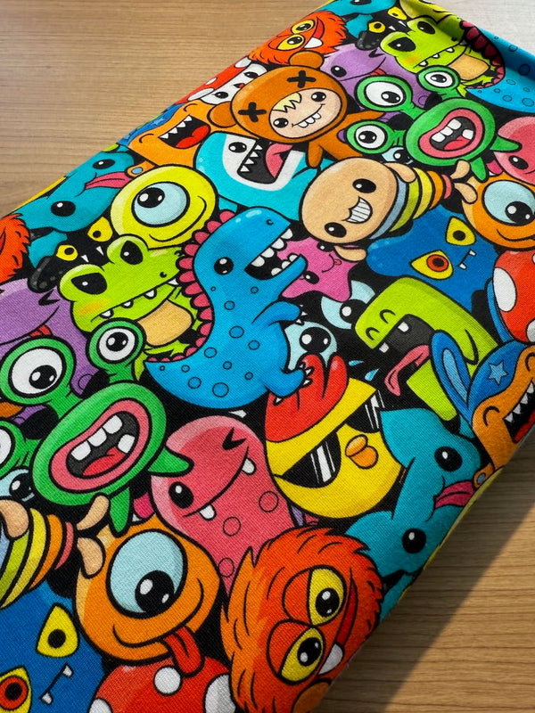Jersey "Manga Party"certifié oeko-tex (prix pour 10cm)