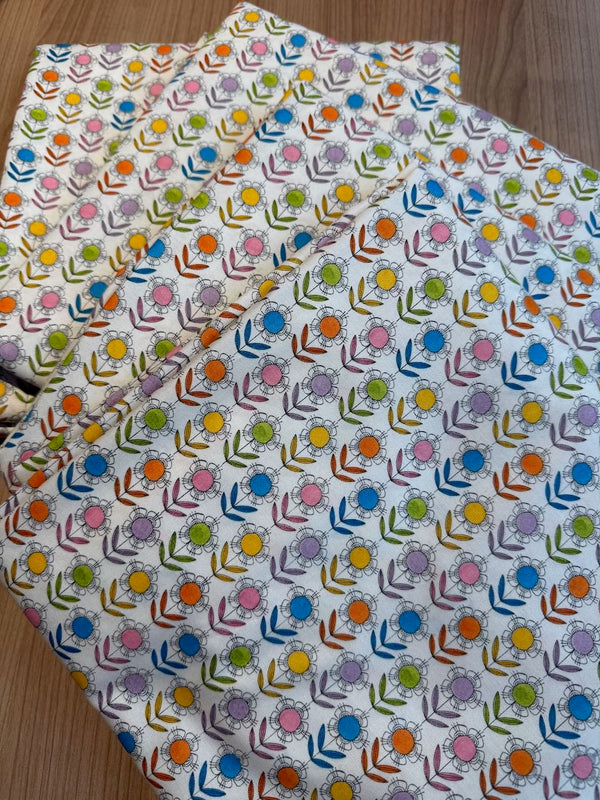 Superbe coupon 3m de popeline "Well Owl be - Free spirits fabrics 110cm de large