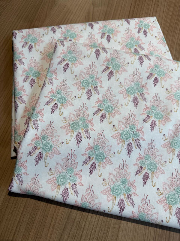 Superbe coupon 3m de popeline "whimsical romance" - Riley Blake - 110cm de large