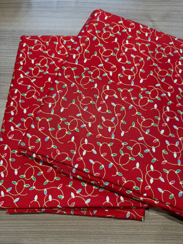 Superbe coupon 3m de popeline "Santa Claus Lane" - Riley Blake - 110cm de large