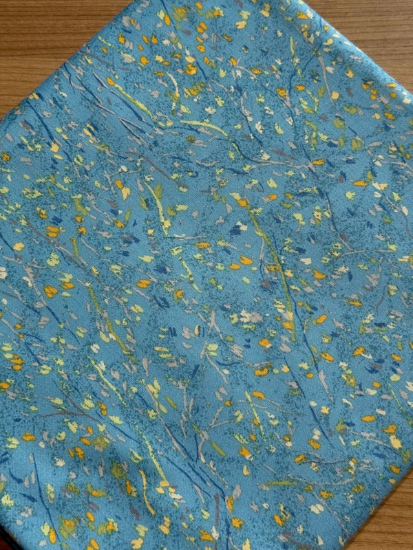 Superbe coupon 3m de popeline "Yellow Sky" - Studio 37 fabrics - 110cm de large