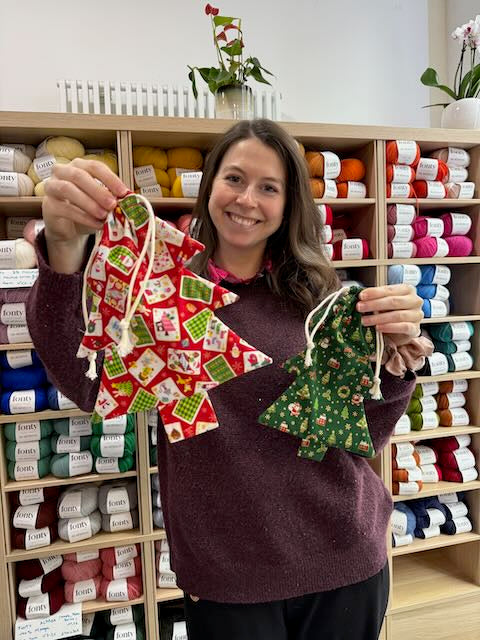 Couture - Décoration de noël - mon sachet sapin