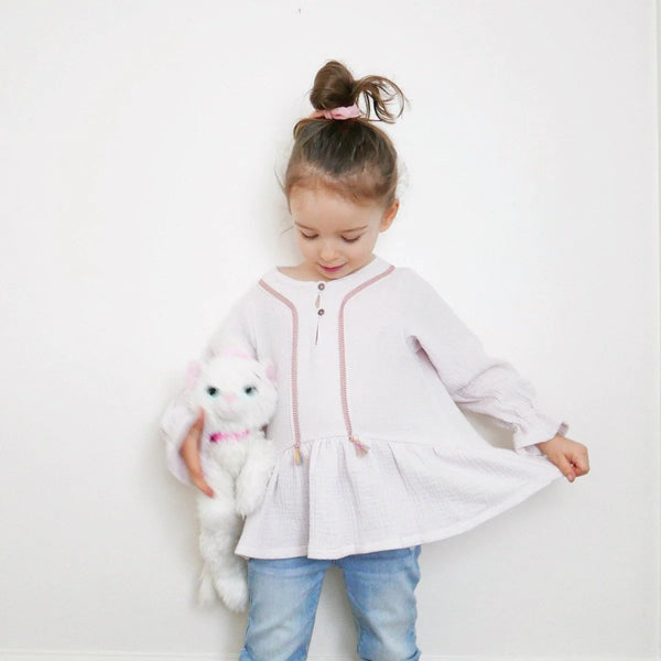 Blouse, top ou robe Lilas de Ikatee - de 3 ans à 12 ans (fr et angl)