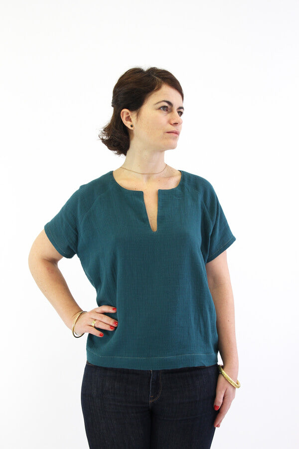 PDF - Patron digital de la blouse Iam Jain de Iam patterns du 36 au 46 (fr/angl)