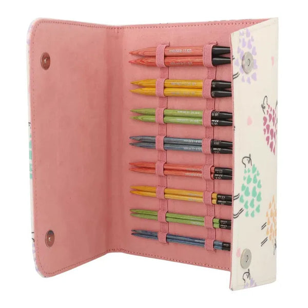 Set d'aiguilles circulaires interchangeables de marque knit Pro -MEADOW (prix pour le set)