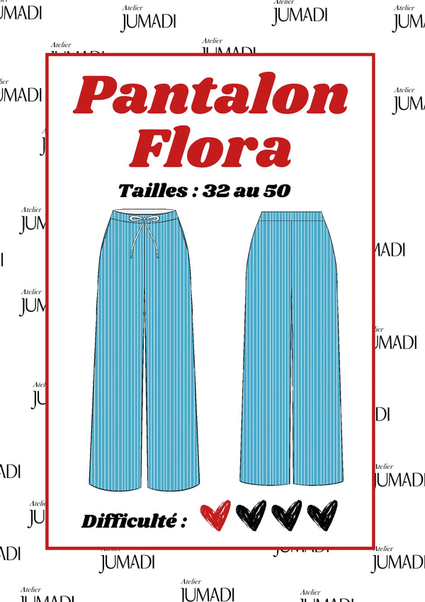 Patron pochette du pantalon Flora de Atelier Jumadi (32 à 50) - fr