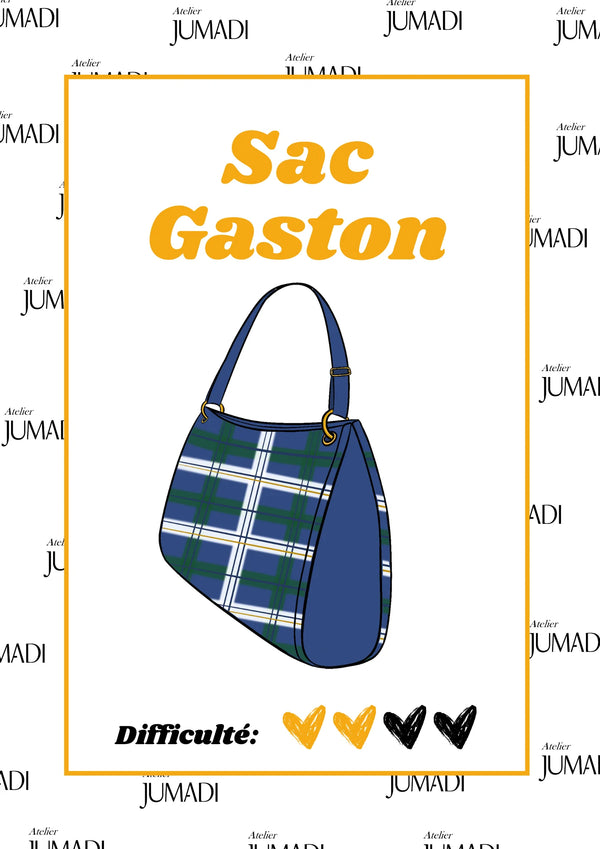 PDF - Patron digital du sac Gaston de Atelier Jumadi - fr