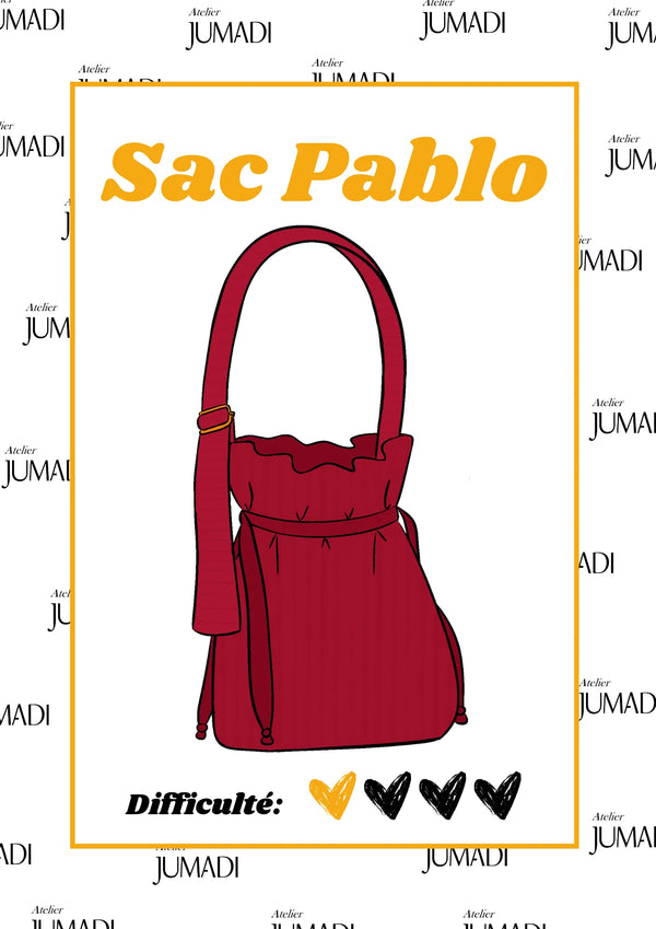 PDF - Patron digital du sac Pablo de Atelier Jumadi - fr