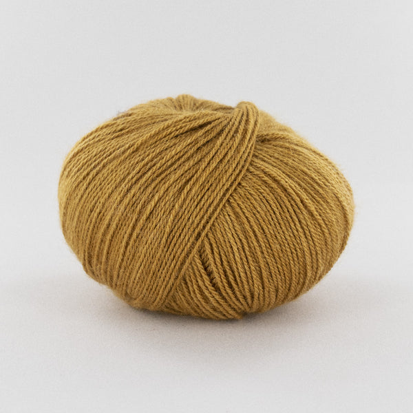 Fonty - Moustache - colori 406 - Moutarde (prix pour 1 pelote de 50g - super kid mohair-soie-mérinos)