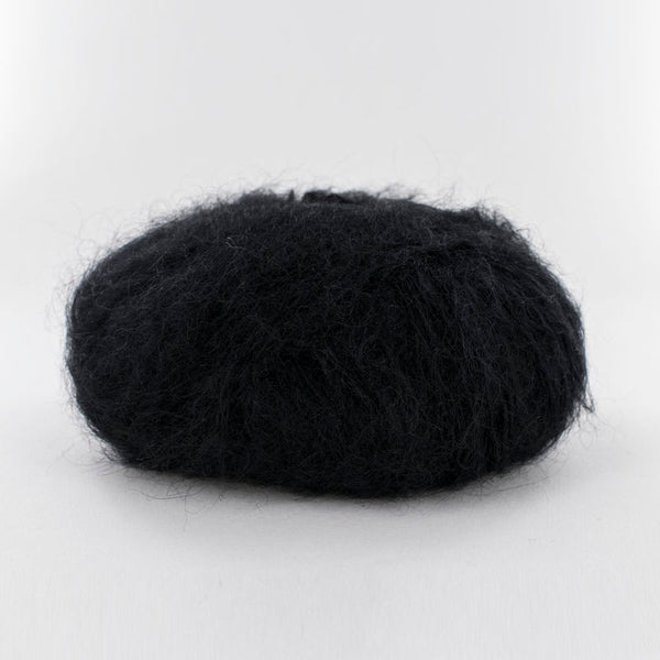 Fonty - Ombelle - colori 1000 - noir (prix pour 1 pelote - Mohair/laine)