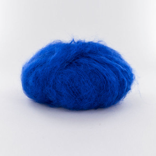 Fonty - Ombelle - colori 1014 - bleu électrique (prix pour 1 pelote - Mohair/laine)