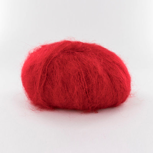 Fonty - Ombelle - colori 1023 -  tomate  (prix pour 1 pelote - Mohair/laine)