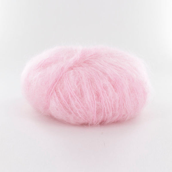 Fonty - Ombelle - colori 1024 -  rose bonbon  (prix pour 1 pelote - Mohair/laine)