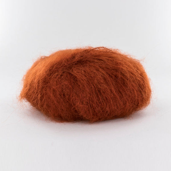 Fonty - Ombelle - colori 1027 - terracotta (prix pour 1 pelote - Mohair/laine)