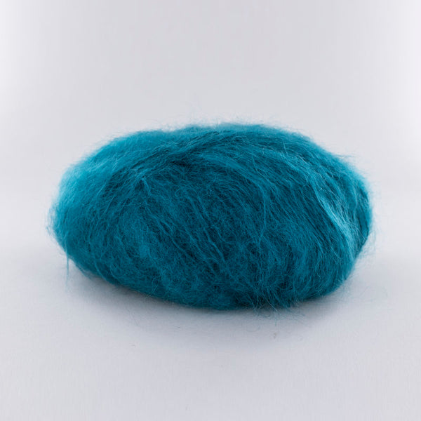 Fonty - Ombelle - colori 1034 - bleu sarcelle (prix pour 1 pelote - Mohair/laine)