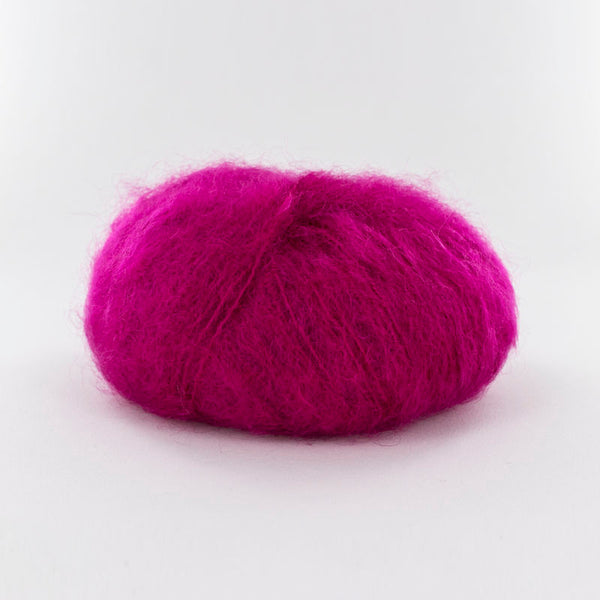 Fonty - Ombelle - colori 1038 -  magenta  (prix pour 1 pelote - Mohair/laine)