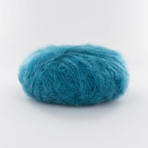 Fonty - Ombelle - colori 1056 - bleu canard (prix pour 1 pelote - Mohair/laine)