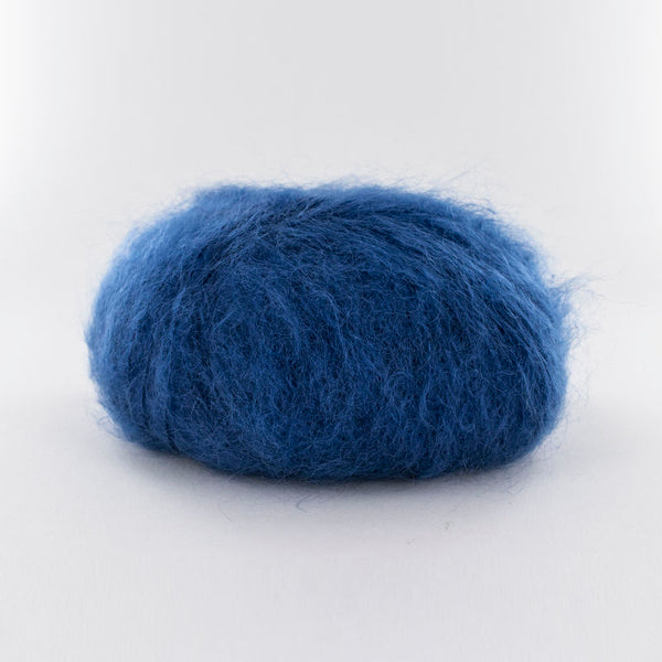 Fonty - Ombelle - colori 1059 - bleu  (prix pour 1 pelote - Mohair/laine)