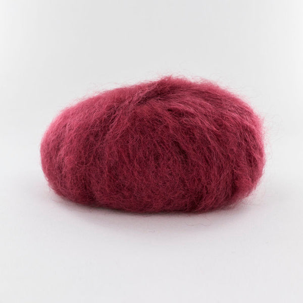 Fonty - Ombelle - colori 1071 -  bourgogne  (prix pour 1 pelote - Mohair/laine)