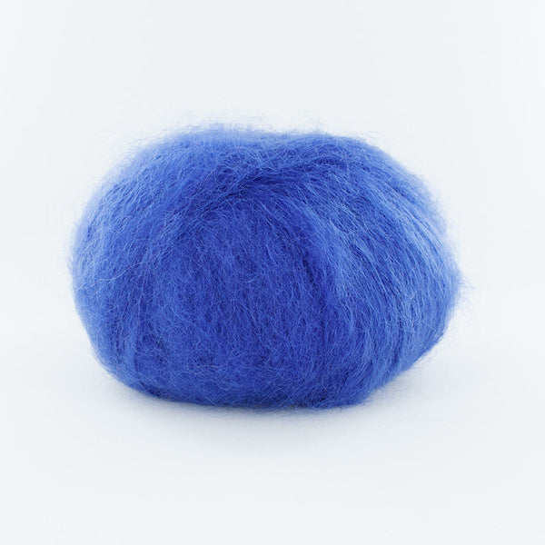 Fonty - Ombelle - colori 2025 - bleu roi  (prix pour 1 pelote - Mohair/laine)