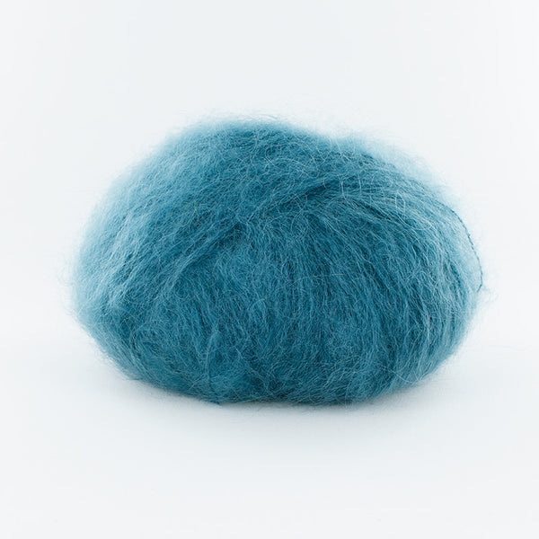 Fonty - Ombelle - colori 2033 - pétrole (prix pour 1 pelote - Mohair/laine)